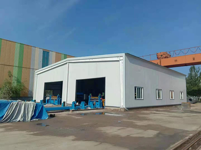 沈陽橋梁鋼結構施工現(xiàn)場